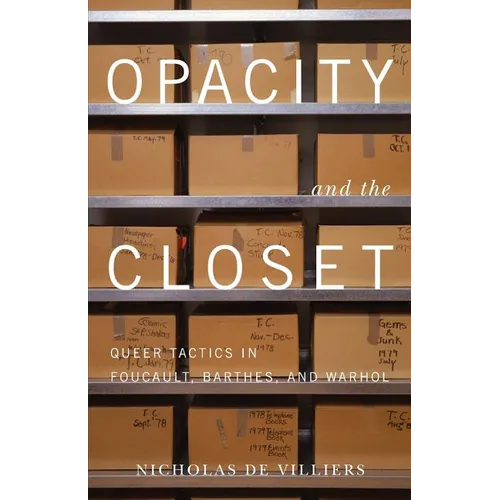 Opacity and the Closet: Queer Tactics in Foucault, Barthes, and Warhol - Paperback