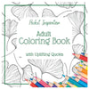Adult Coloring Book With Uplifting Quotes: Pocket Inspiration - Paperback