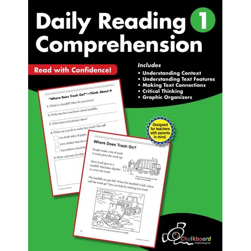 Daily Reading Comprehension Grade 1 - Paperback
