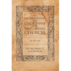 The Organization and Leadership of the First Century Church: A Study - Paperback