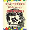 Cryptograms: Bible Verses: 200 Puzzles of Cryptograms of Bible Verses from the NIV - Paperback