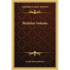 Birthday Volume - Paperback