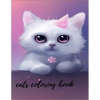 cat coloring book: with suitable dimensions(8.5"x11"), 75 page of cute cats. - Paperback