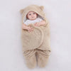 Baby Sleeping Bag Ultra-Soft Fluffy Fleece Newborn Receiving Blanket Infant Boys Girls ClothesSleeping Nursery Wrap Swaddle