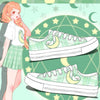 Kawaii Plaid Sneakers