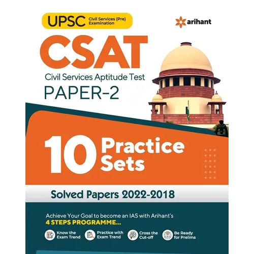 10 Practice Sets UPSC CSAT Civil Services Aptitude Test Paper 2 2023 - Paperback