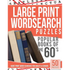 Large Print Wordsearches Puzzles Popular Books of the 60s: Giant Print Word Searches for Adults & Seniors - Paperback