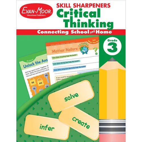 Skill Sharpeners: Critical Thinking Grade 3 - Paperback