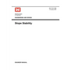 Engineering and Design: Slope Stability (Engineer Manual 1110-2-1902) - Paperback