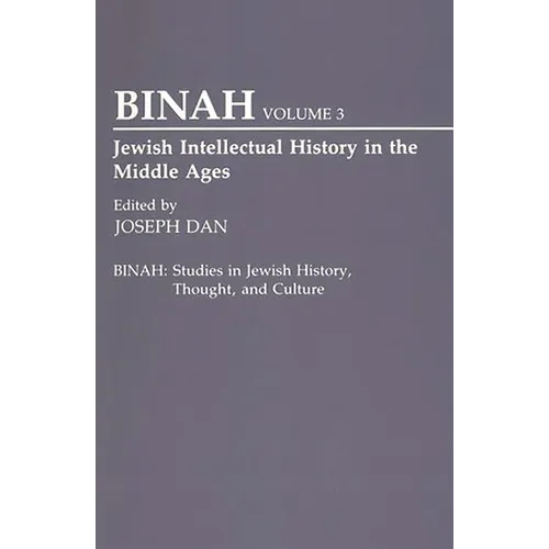 Jewish Intellectual History in the Middle Ages - Paperback