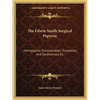 The Edwin Smith Surgical Papyrus: Hieroglyphic Transliteration, Translation And Commentary V1 - Paperback
