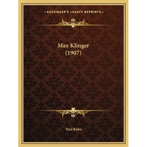 Max Klinger (1907) - Paperback