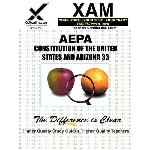 Aepa Constitutions of the United States and Arizona 33 - Paperback