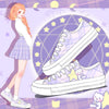 Kawaii Plaid Sneakers