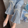 Kawaii Beaded Beauty High Waist Jeans