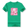 Kawaii Axolotl Strawberry Milk T-Shirt