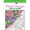 Creative Haven Floral Design Color by Number Coloring Book - Paperback