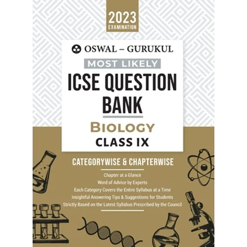 Oswal - Gurukul Biology Most Likely Question Bank: ICSE Class 9 For 2023 Exam - Paperback