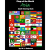 Flags of the World Series (Asia), adult coloring book - Paperback