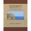 Concert etudes for solo viola No.4 - 5: from the music cycle " PLAY OF THE THOUGHT " - Paperback