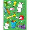 Smiley Supplies Sketchbook: Jumbo Drawing Pad For Sketching, Doodling And Coloring - Paperback