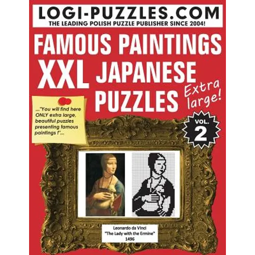 XXL Japanese Puzzles: Famous Paintings - Paperback