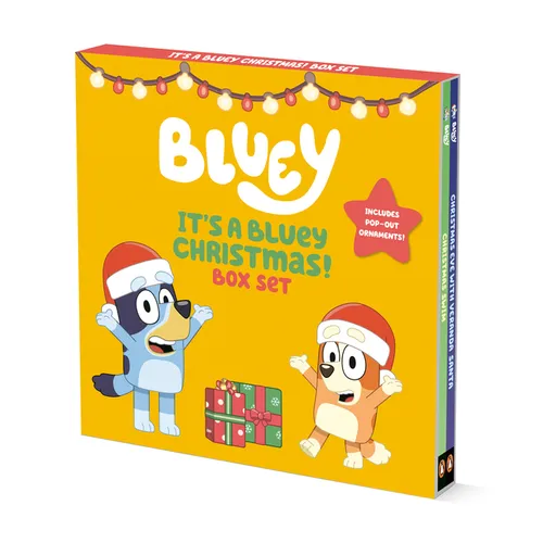 It's a Bluey Christmas! Box Set: Includes Pop-Out Ornaments - Hardcover