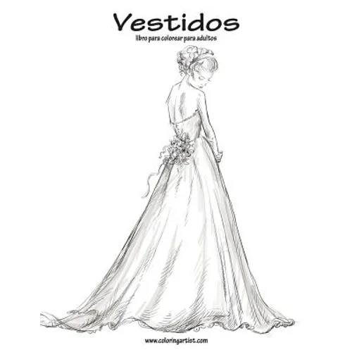 Vestidos libro para colorear para adultos 1 - Paperback