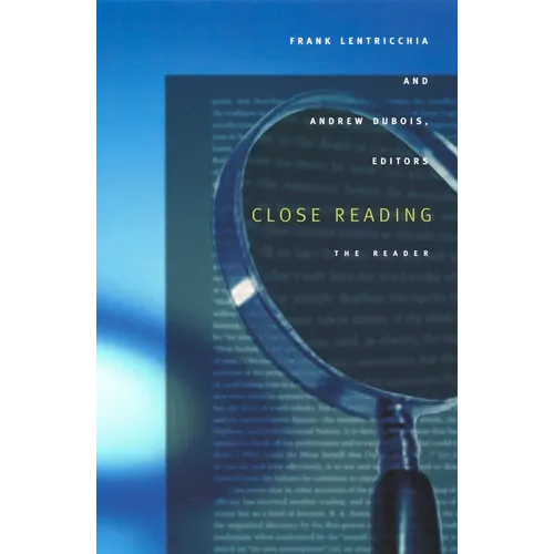 Close Reading: The Reader - Paperback