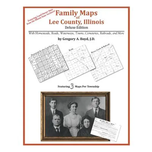 Family Maps of Lee County, Illinois - Paperback