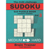 The #100 Challenge SUDOKU 9x9 PUZZLE BOOK solutions included Vol 3 - Yoshi Sakamoto -: Large Print Sudoku Puzzle Book for Adults, Brain Trainer MEDIU - Paperback