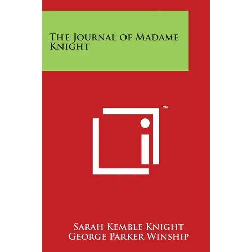 The Journal of Madame Knight - Paperback
