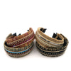 Boho Raffia Pearl Decor Headband HB2417-25 (12PC)