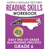 NORTH CAROLINA TEST PREP Reading Skills Workbook Daily End-of-Grade ELA/Reading Practice Grade 6: Preparation for the EOG English Language Arts/Readin - Paperback