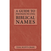 A Guide to Pronouncing Biblical Names - Paperback