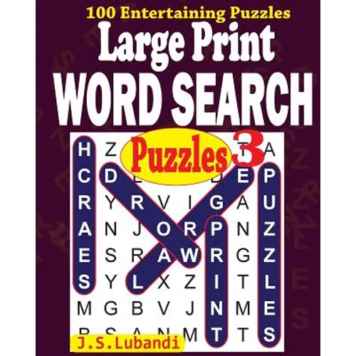 Large Print WORD SEARCH Puzzles 3 - Paperback