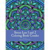 Stress Less 1 and 2 Coloring Book Combo: 60 Intricate detailed full page mandalas to color in for relaxation and stress relief - Paperback
