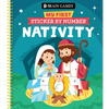 Brain Games - My First Sticker by Number: Nativity - Includes the Story of Jesus's Birth - Spiral