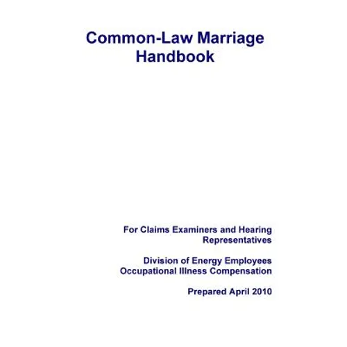 Common-Law Marriage Handbook - Paperback