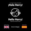 Hola Harry: First words in English and Spanish - Paperback