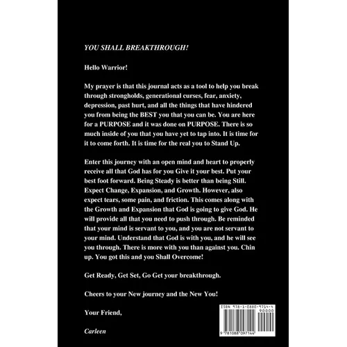 Breakthrough Journal: A resource to guide you through your breakthrough - Paperback