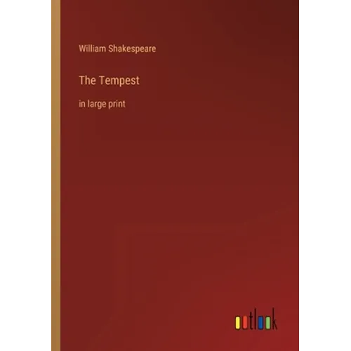 The Tempest: in large print - Paperback