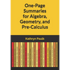 One-Page Summaries for Algebra, Geometry, and Pre-Calculus - Paperback