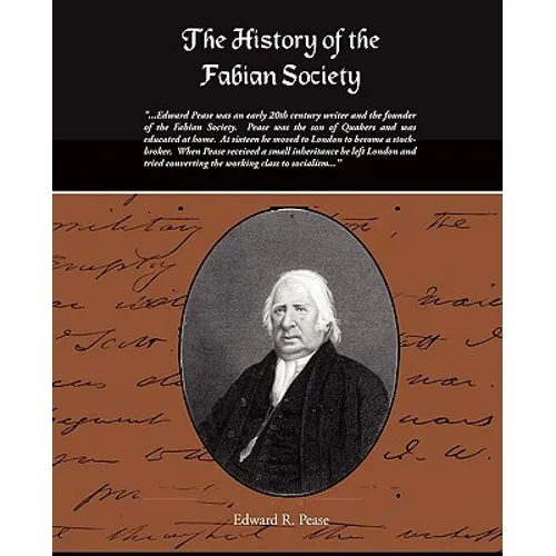 The History of the Fabian Society - Paperback