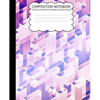 College Ruled Composition Notebook: Geometric Cute Composition Notebook College Rule 7.5 X 9.25 100 Pages - Paperback