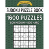 Sudoku Puzzle Book, 1,600 Puzzles, 800 MEDIUM and 800 HARD: Improve Your Game With This Two Level BARGAIN SIZE Book - Paperback