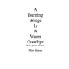 A Burning Bridge Is A Warm Goodbye: Poems, Quotes and Panic - Paperback