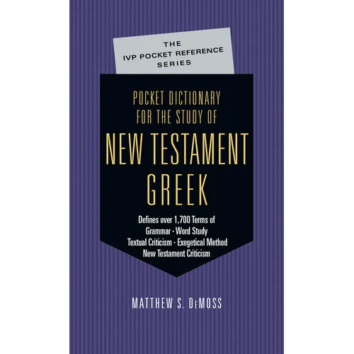 Pocket Dictionary for the Study of New Testament Greek - Paperback