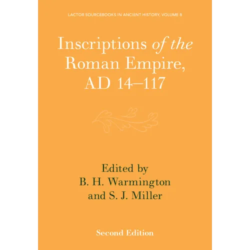 Inscriptions of the Roman Empire, AD 14-117 - Paperback