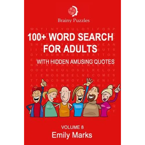 100+ Word Search for Adults: With Hidden Amusing Quotes - Paperback